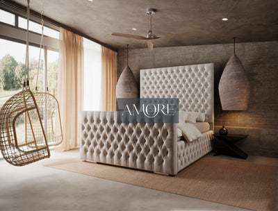 Mayfair Chesterfield Upholstered Bed - Amore